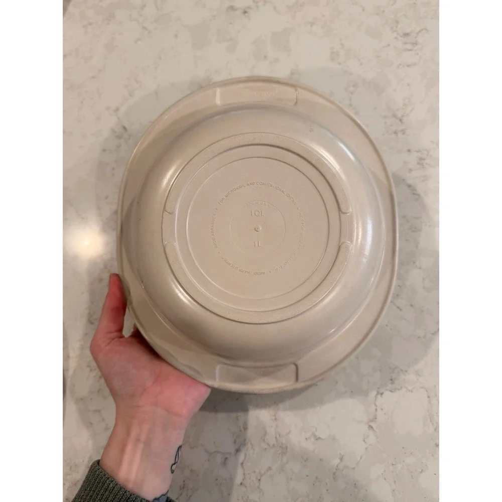 Vintage Tupperware Ultra 21 Casserole Dish Set 1 Qt 1L Almond Beige 1722-1 Lid